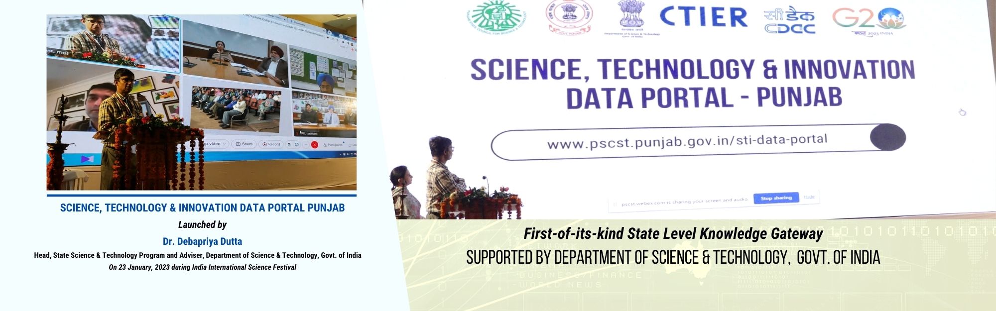 Launched STI Data Portal Punjab